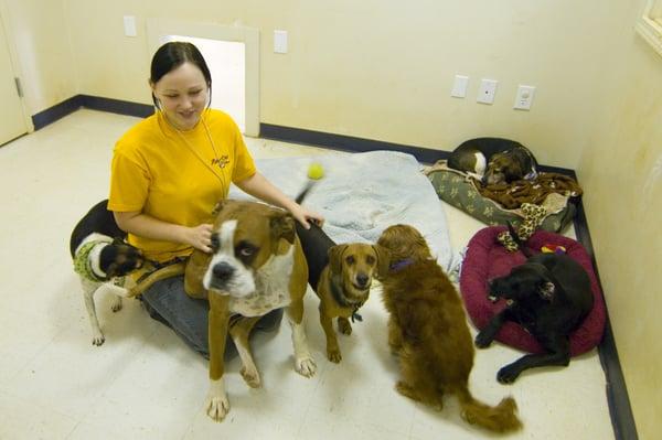 Daycare with friends.