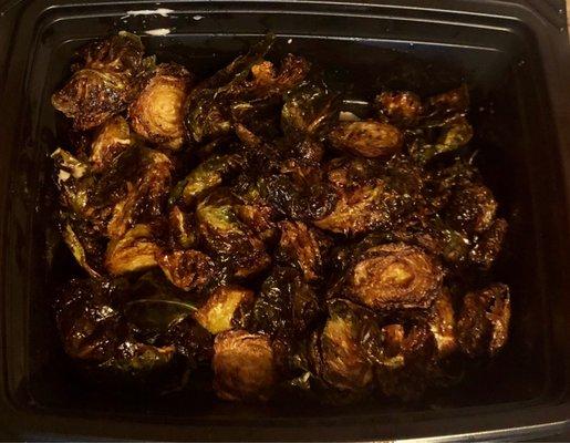 Burnt honey sriracha Brussels sprouts