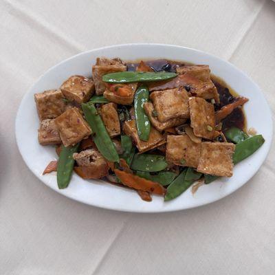 King Garden's Tofu in Black Bean Sauce, unremarkable