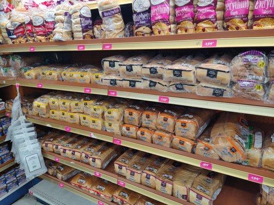 Bread now $1.99 instead of 99¢.