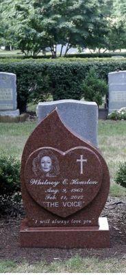 Grave of Whitney Houston!