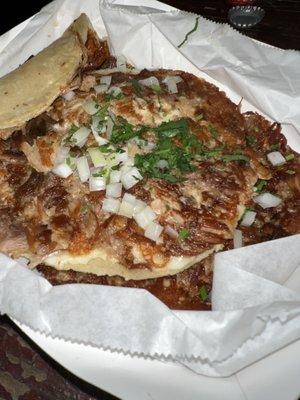 Tacos volteados