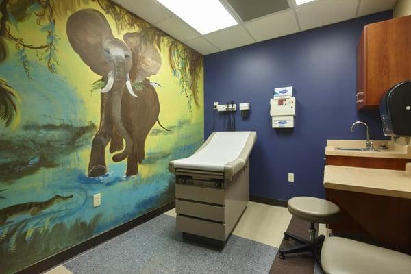 Pediatric exam room