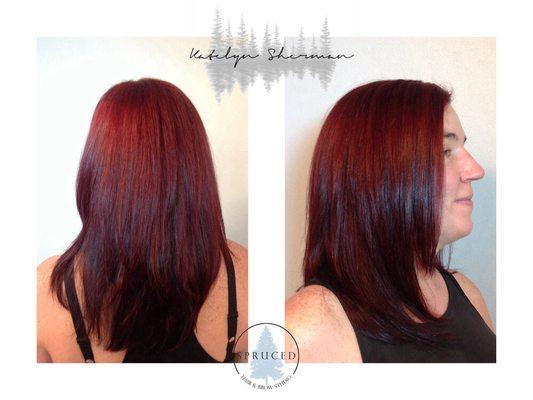 Vibrant red color by Katelyn