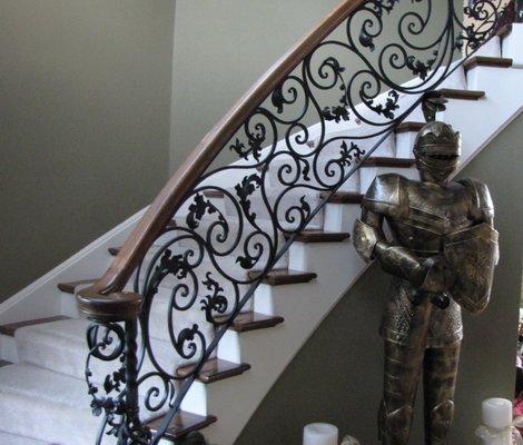 Interior handrail