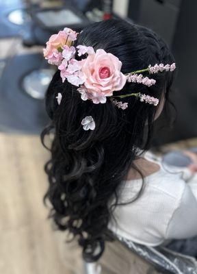 Quinceañera hair style