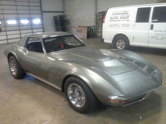 1972 Corvette after windshield replacement