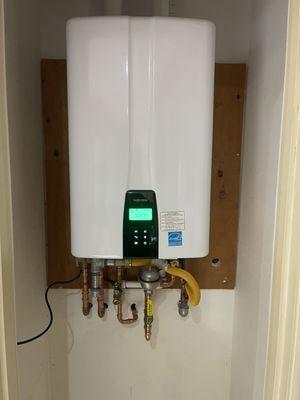 Navien tankless water heater installation