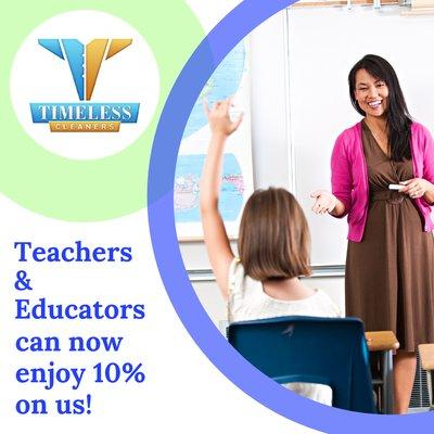 Happy National Teacher Day! Stop in to any of our locations to find out about your new educators and teacher discount!