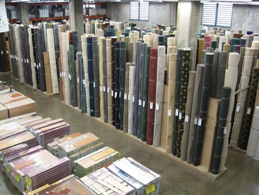 Over 1000 carpet remnant in stock.