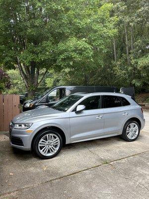 Audi Q5 after our complete detail service