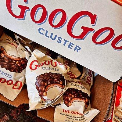 Nashville's delightful GooGoo clusters of peanuts, caramel and marshmallow fluff covered in chocolate... an old-fashioned favorite