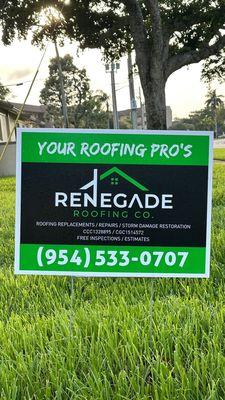 Renegade Roofing at your service!