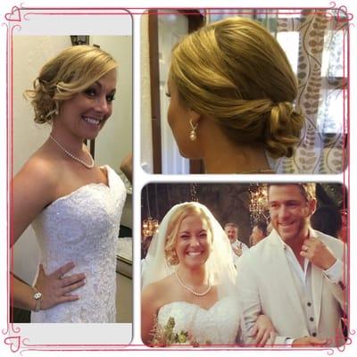 Wedding updo by Erin