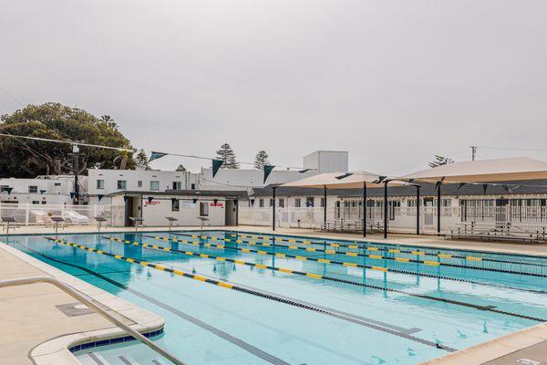 The Academy pool where the swim team and water polo teams play