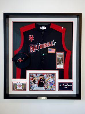 Sports Memorabilia Shadowbox