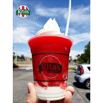 Cherry Gelati!!! Award winning frozen custard with fresh Cherry Italian ice!