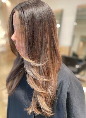 Balayage done by Silva