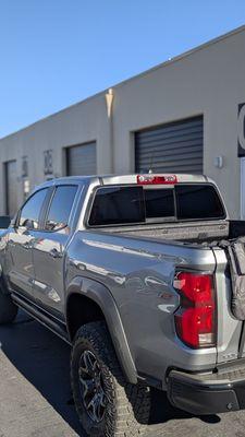 My 2024 Colorado ZR2 after getting the windows tinted @ Tinted Vision