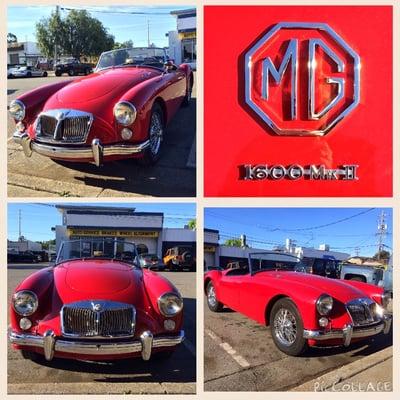 1962 MG after a complete restoration.