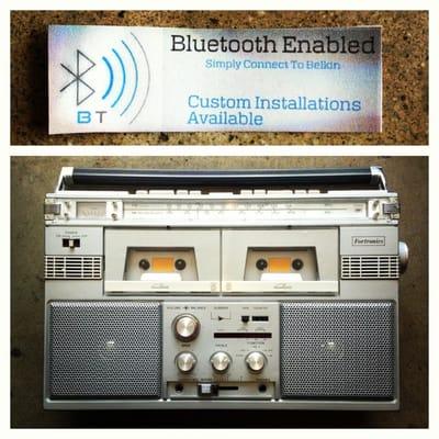 Need your boomer Bluetoothed?  Jacknife can do that!