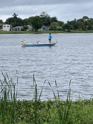 Fishing and boating on Lake Odburne