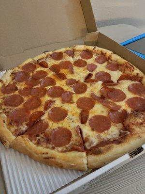 Pepperoni pizza