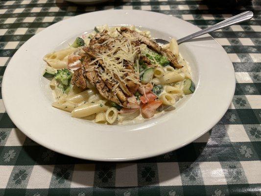 Blackened Chicken Primavera