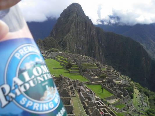 On top of Machu Piccu!