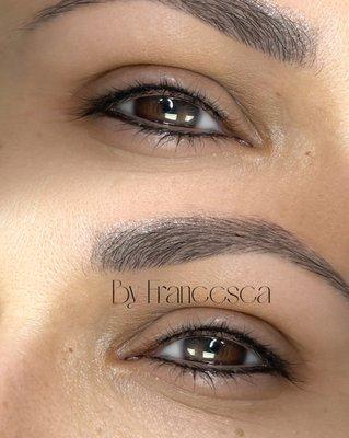 Upper and bottom eyeliner by Fran