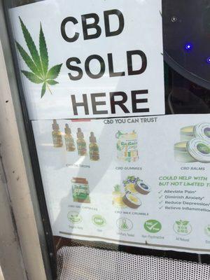 CBD sold here