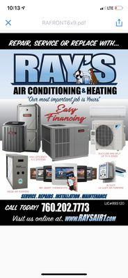 Special - Amana High Efficiency       A/C & Heating Systems                                  Lifetime Warranty starting at $5995