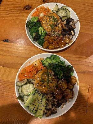 Bibimbap bowls