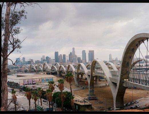 6th street bridge in Los Angeles.