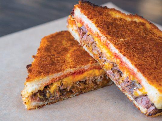 Beef Short Rib Grilled Cheese Sandwich