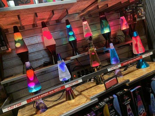 Large lava lamp selection