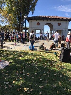 #LakeMerritt #pergola @#drumcircle @oakland @IndivisibleLM