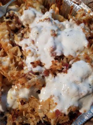 Chicken bacon ranch fries