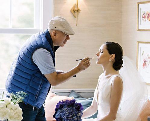 Book with the Hamptons best wedding hair and makeup team at Vincent Da Silva at Gil Ferrer Salon!