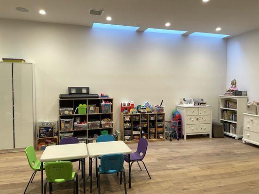 Basement playroom - post move