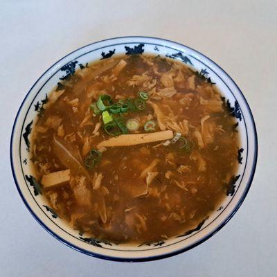 Hot and Sour Soup is included with Lunch Specials, which are available Monday to Saturday.