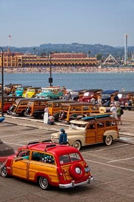 Woodies on the wharf