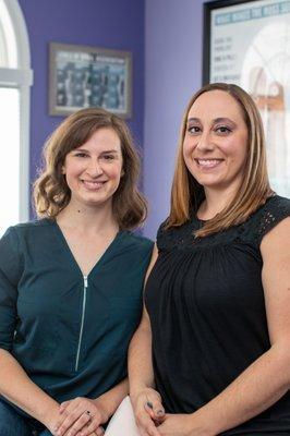 Dr. Ila Clemente (L) and Dr. Shelley Sousa (R)