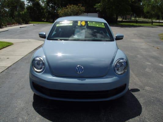 BABY BLUE 2014 BEETLE