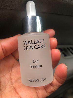 Had to get his  proprietary eye serum so I can have a youthful eye appearance.