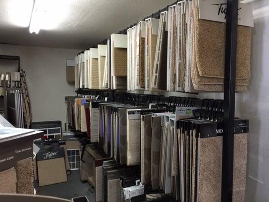 Wide selection of carpet