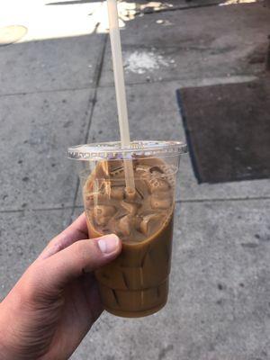 Iced coffee is legit. Strong with great flavor. Staff was friendly. Looks like the only place in the neighborhood that focuses on coffee.