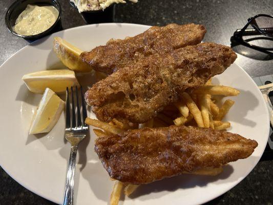 Fish and chips - recommended by bartender