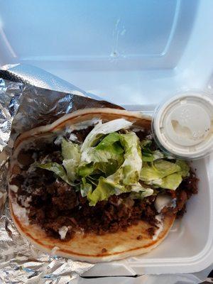 $11.99 LAMB GYRO, very generous with the meat and authentic taste