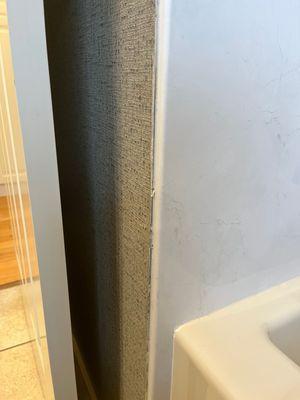 No trim to cover edge with wall paper
 
 $20,000?